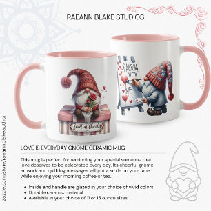 L'amour est la Mug en céramique Gnome au quotidien