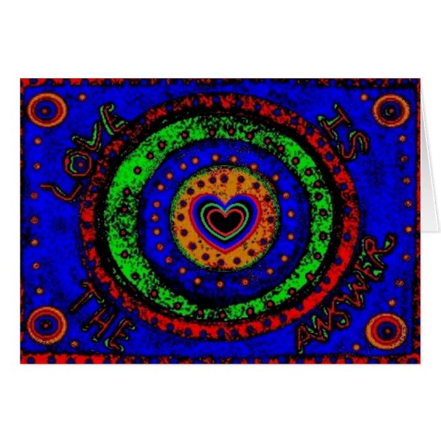 L'amour est la réponse (Devant horizontal)