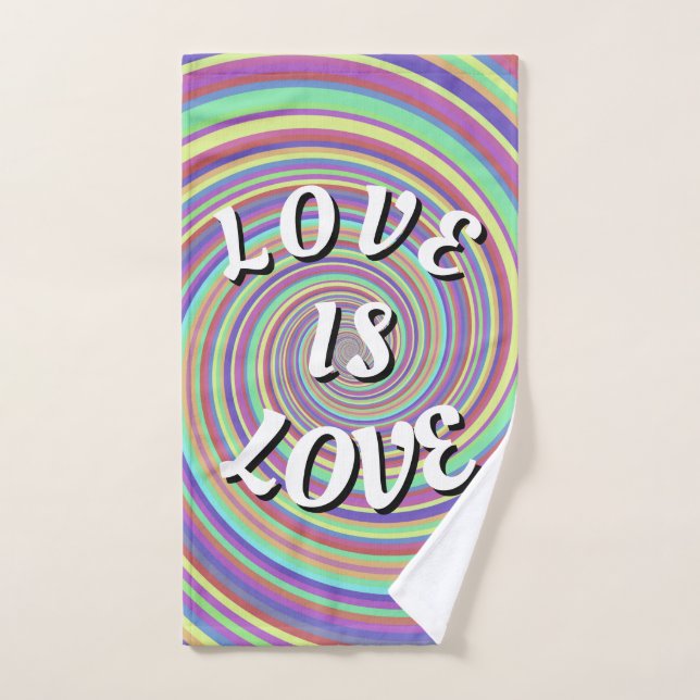 L'amour est l'amour de la fierté (Serviette à main)