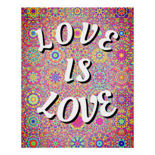 L'amour est l'amour Fierté Affiche