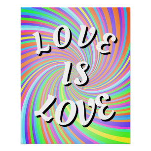L'amour est l'amour Poster de la fierté