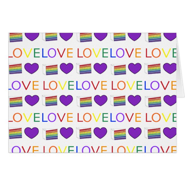 L'amour est l'amour Rainbow Mariage Gay pride de g (Devant horizontal)