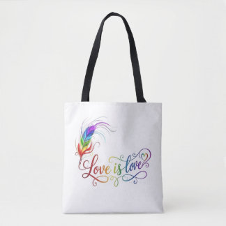 L'amour est l'amour Sac écriture élégante plume ar