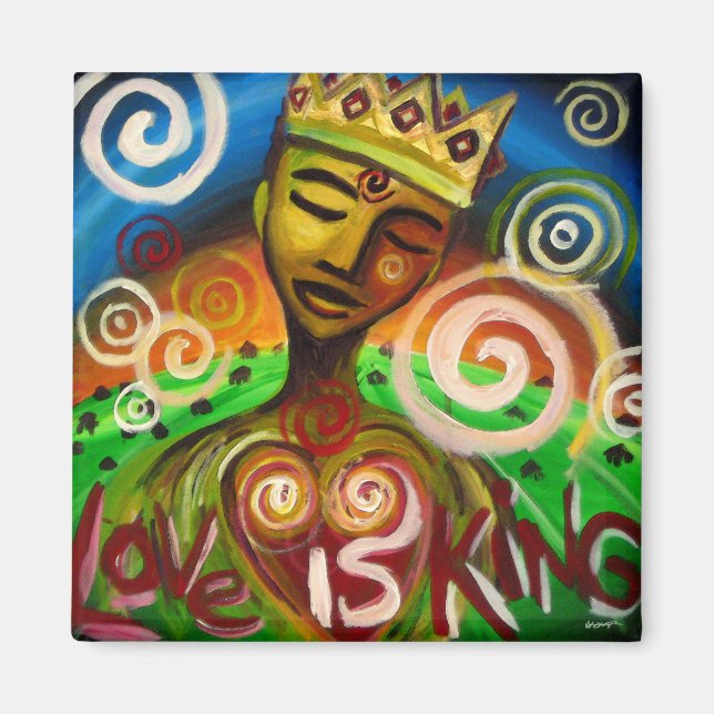 L'Amour Est Le Roi Magnet (Devant)