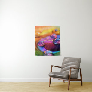 L'AMOUR EST MA RELIGION Tapisserie WALLART (50" x