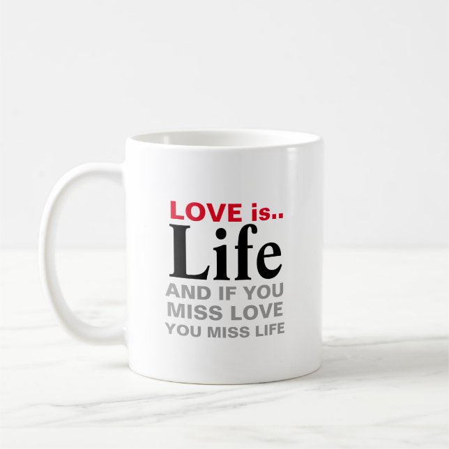 L'amour est Mug (Gauche)
