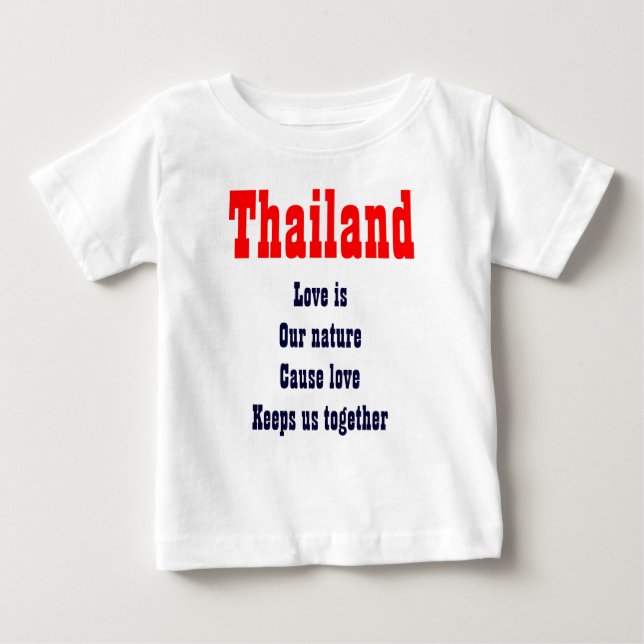 l'amour est notre nature T-shirts thaïlandais (Devant)