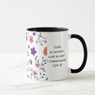 "L'amour est patient, l'amour est gentil" Mug Par 