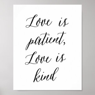 L'amour est patient, l'amour est gentil - Poster