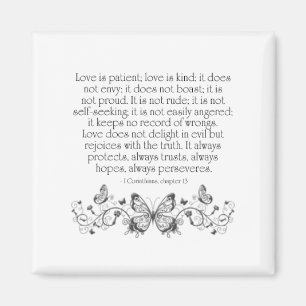 L'amour est patient, l'amour est un aimant