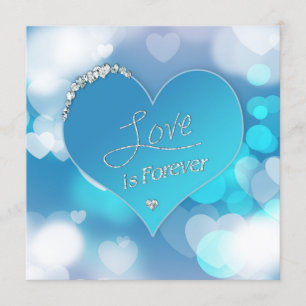 L'amour est pour toujours - Invitation Mariage à r