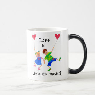 'L'amour est...' Tasse Morphing
