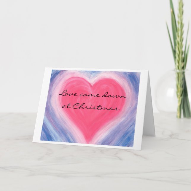L'amour est tombé sur la carte de Noël (Devant)