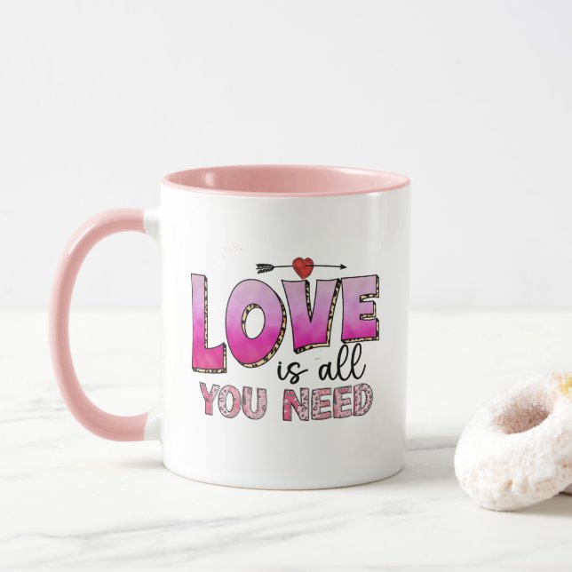 L'amour est tout ce dont vous avez besoin Mug - ca (Avec donut)