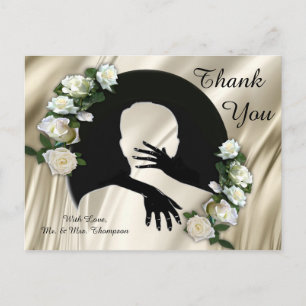 L'amour est tout ce qu'il y a Carte postale Merci