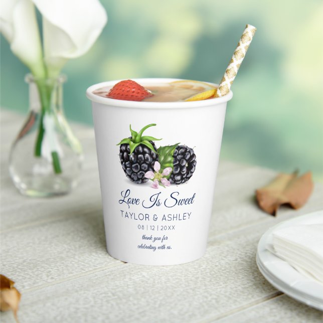 L'Amour est un fruit de mûre sucré | Gobelet de ma (Insitu)