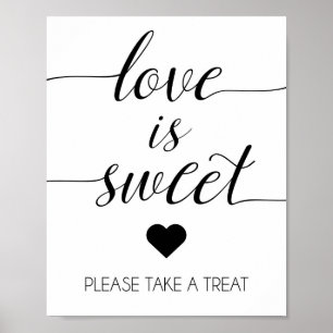L'amour est un signe Mariage doux   Impression de 