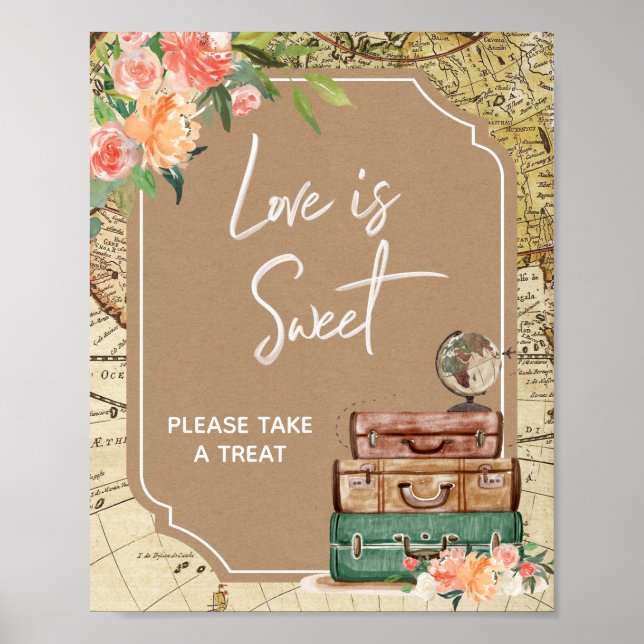 L'amour est une aventure Poster de Baby Shower de  (Devant)
