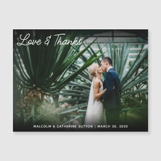 L'amour et merci photo Mariage minimaliste