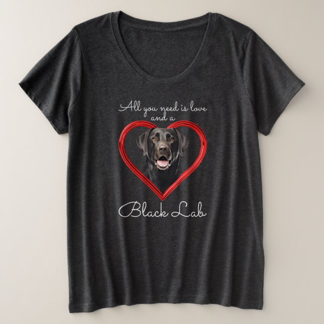 L'amour et un Black Lab (Design devant)