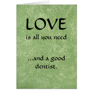 L'amour et un bon dentiste