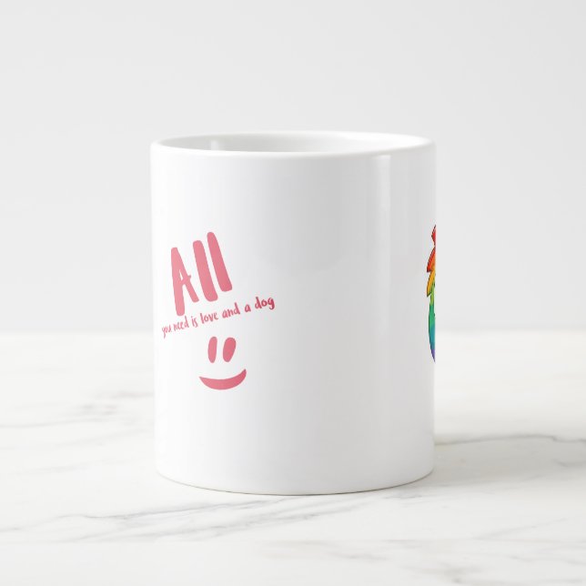 L'amour et une Mug de Chien (Devant)