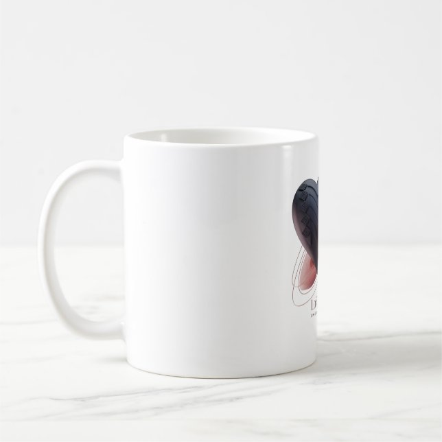 L'amour fait éclater la Mug de café du coeur (Gauche)