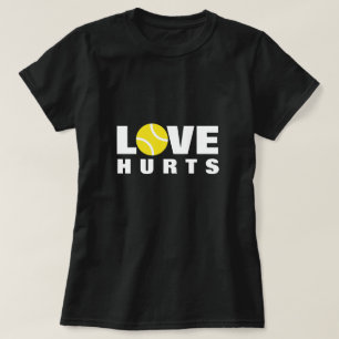 L'amour fait mal aux t-shirts sport de tennis pour