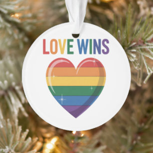 L'amour gagne la fierté gay LGBT Égalité