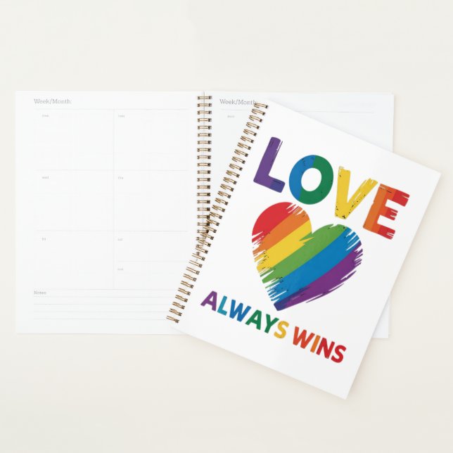 L'amour gagne toujours LGBT (Devant avec enveloppe)
