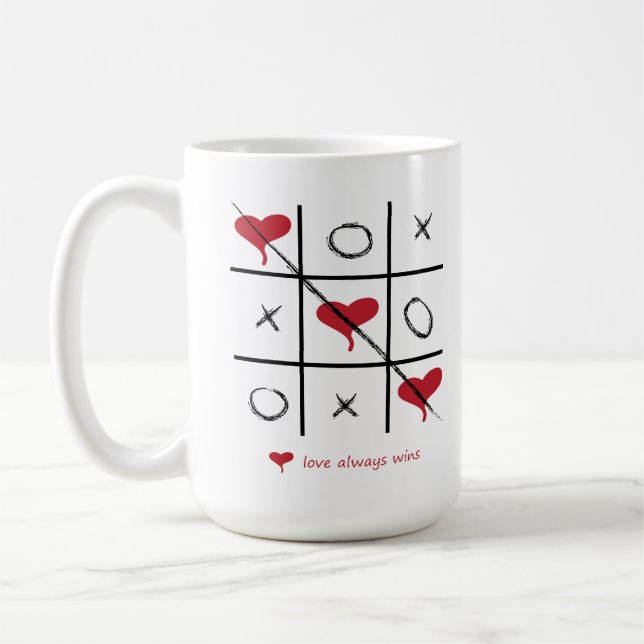 L'amour gagne toujours Mug (Gauche)
