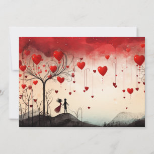L'amour grandit : Écrivez votre lettre - Carte de 