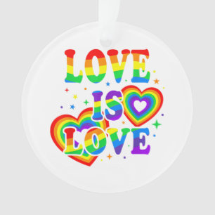 L'amour LGBTQ est l'amour Fierté gay Drapeau arc-e