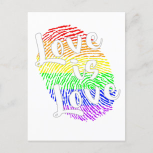 L'Amour   LGBTQ+ Pride carte postale
