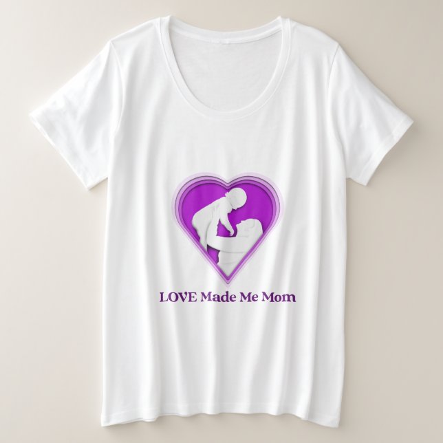 L'amour m'a fait maman maman adoptive (Design devant)