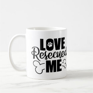 L'amour m'a Secouru Mug café - Chien Secourt, Chat