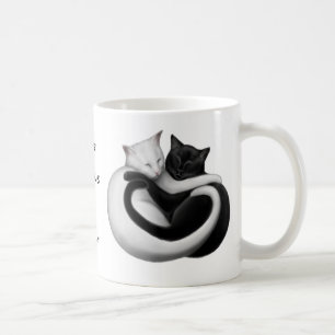 L'amour ne connaît aucune tasse de chats de