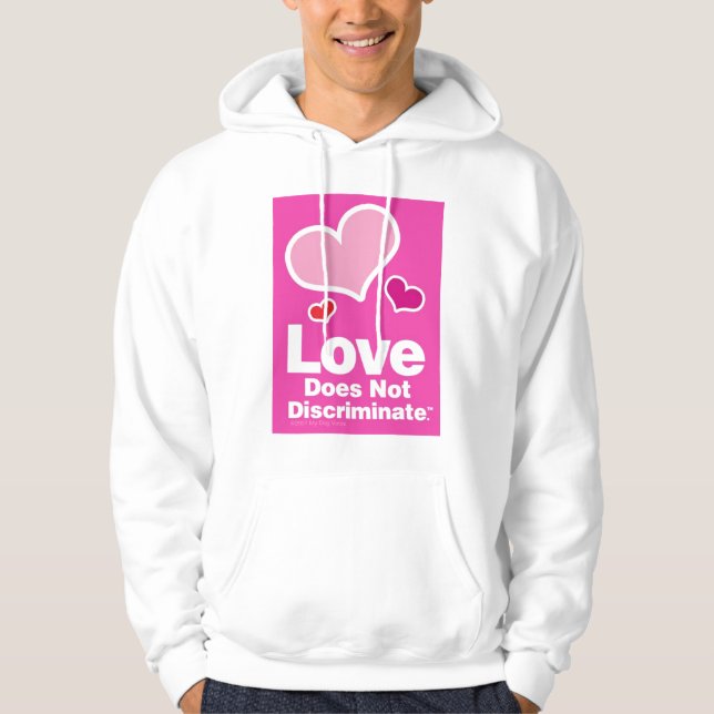 L'amour ne distingue pas le sweat - shirt à (Devant)