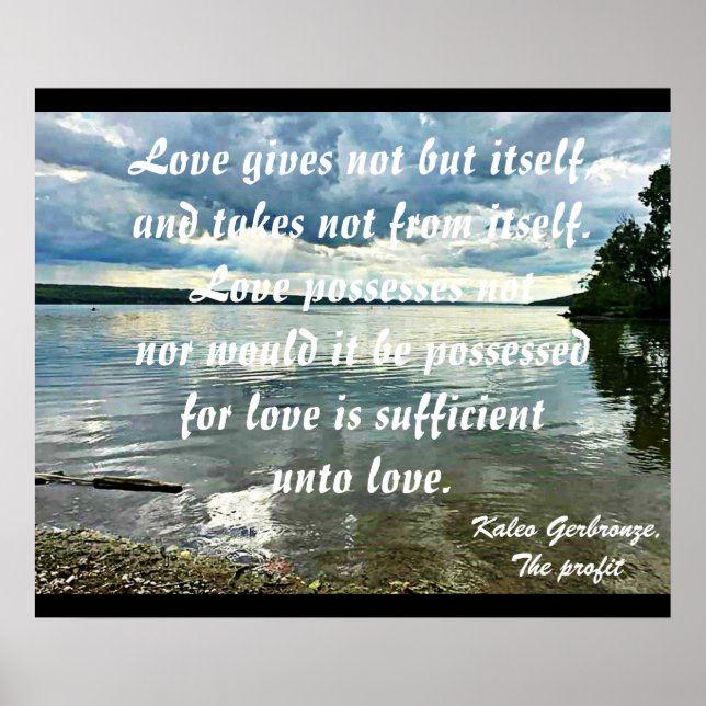 L'AMOUR NE DONNE PAS MAIS ELLE-MÊME poster (Devant)