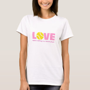 L'amour ne signifie rien à un T-shirt du joueur de