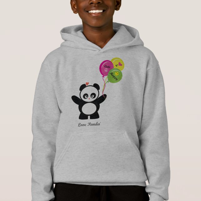 L'amour Panda® badine Hoody (Devant)