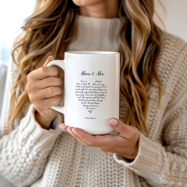 L'amour personnalisé n'échoue jamais Mug (Créateur téléchargé)