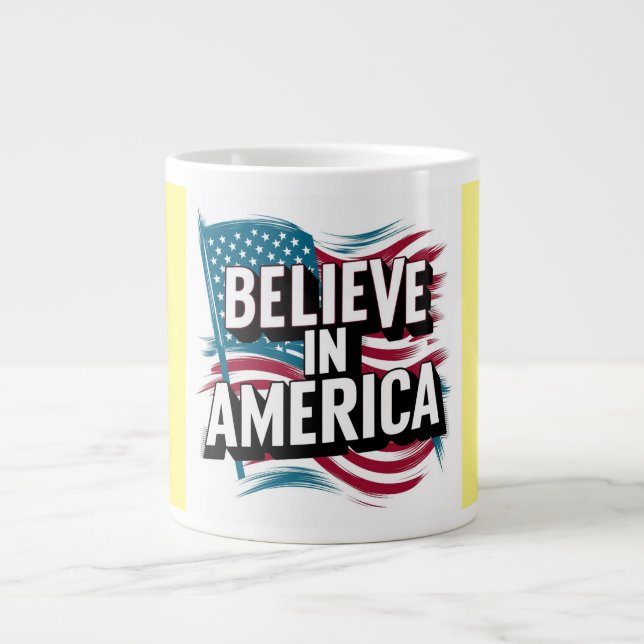 "L'amour pour la Mug patriotique des USA" (Devant)