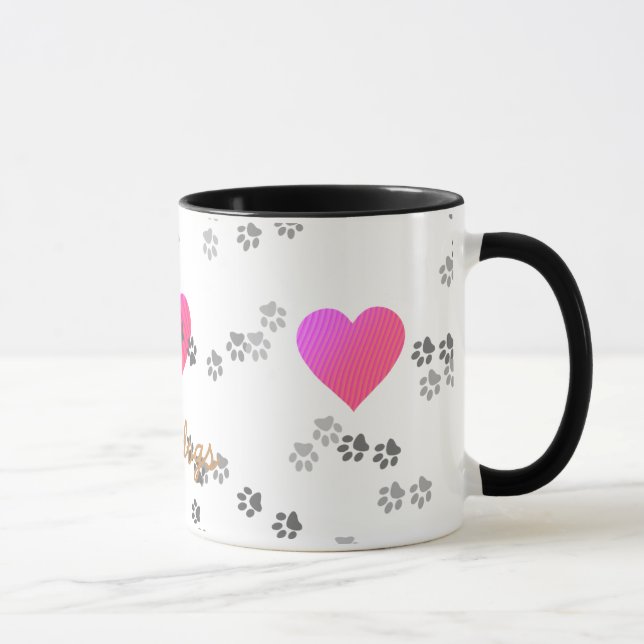L'amour poursuit - tasse - le modèle (Droite)