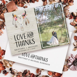 L'Amour Rustique Merci Antler Light Wood