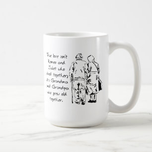 L'Amour Véritable Devient Vieux Amusant Mug Romant