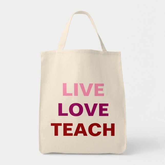L'amour vivant enseignent le sac (Devant)