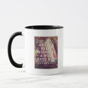L'amoureux des livres tasse en céramique combinée