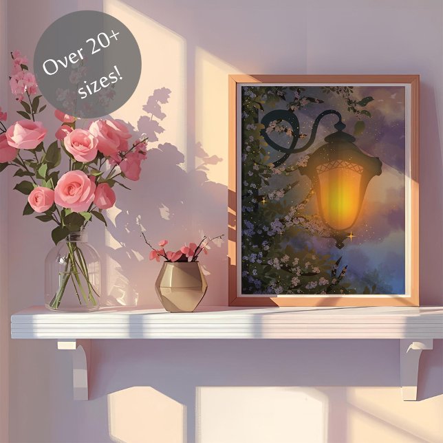 Lampe crépusculaire enchantée Poster mural (Créateur téléchargé)
