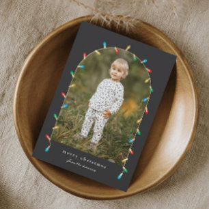 Lampe de Noël Arc Photo de vacances Magnet